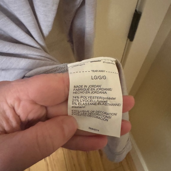 NASA Under Armor long sleeve hoodie large colour aluminum - Picture 3 of 6